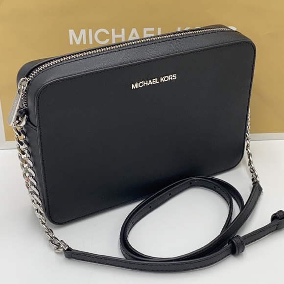 MICHAEL KORS JST LARGE EAST WEST CROSSBODY Black - Picture 2 of 13